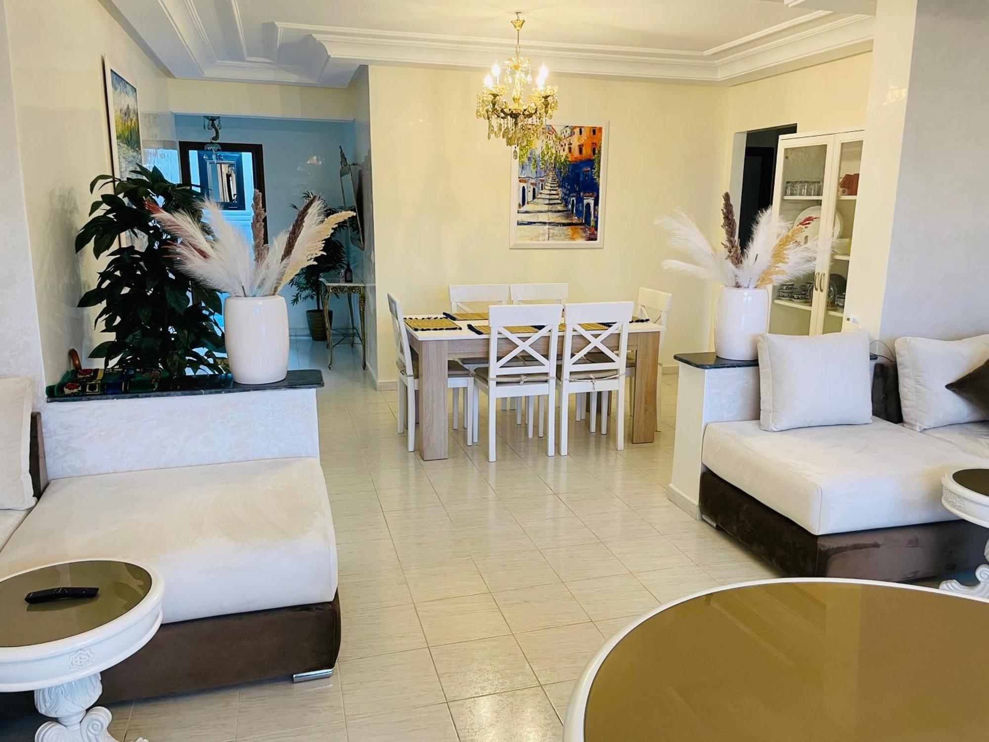 公寓 Au Coeur De Avec Vue Sur La Mer, Cosy Balcon, 2 Salles De Bain, Wifi, Ac, Iptv 丹吉尔
